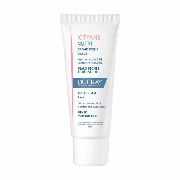Ducray — Crème riche Visage — Crème visage peau sèche — Ictyane Nutri 40 ml