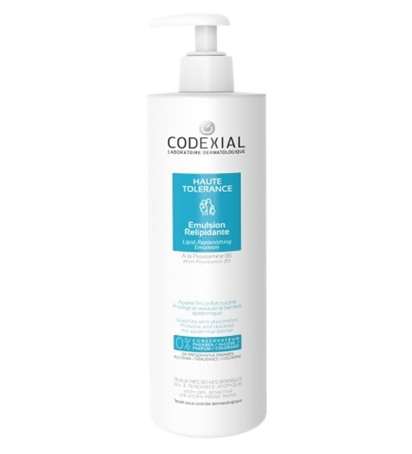 Codexial – Emulsion relipidante haute tolérance – 400 ml
