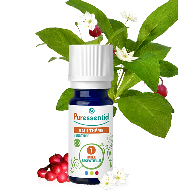 PURESSENTIEL Huile Essentielle Gaulthérie BIO 10ML