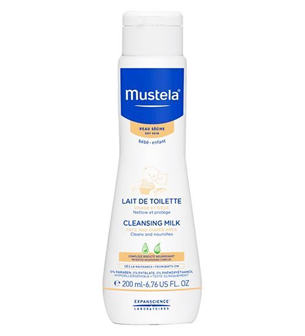 Mustela Lait de Toilette Bébé – 200 ml