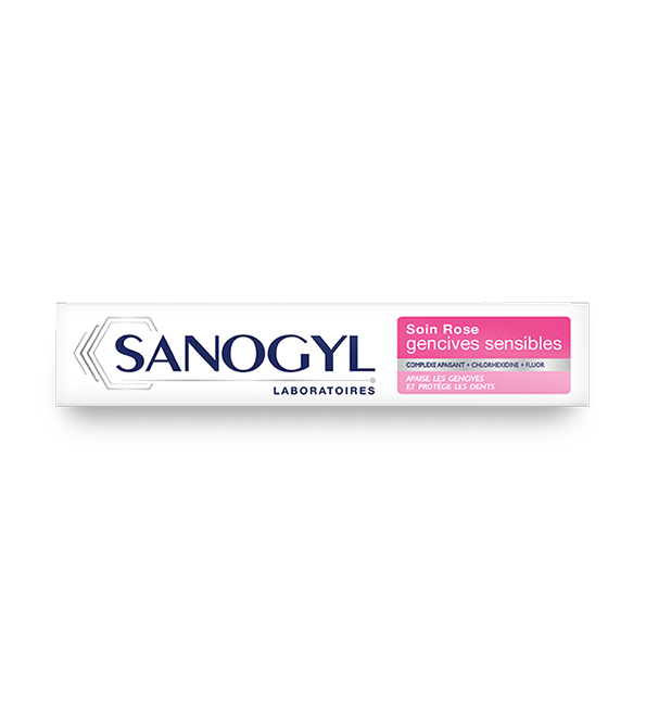 Sanogyl dent Rose Soin Gencives Sensibles Tube 75 Ml