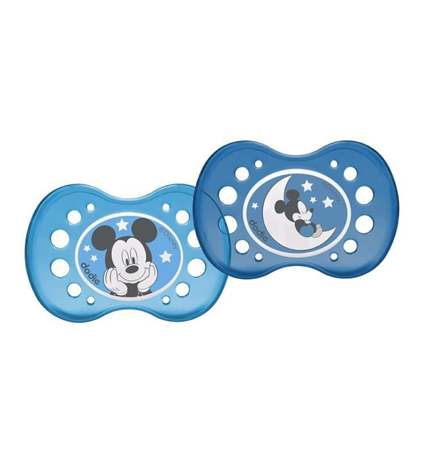 Dodie 2 Sucettes Anatomiques A75 +18m Nuit MCKX2