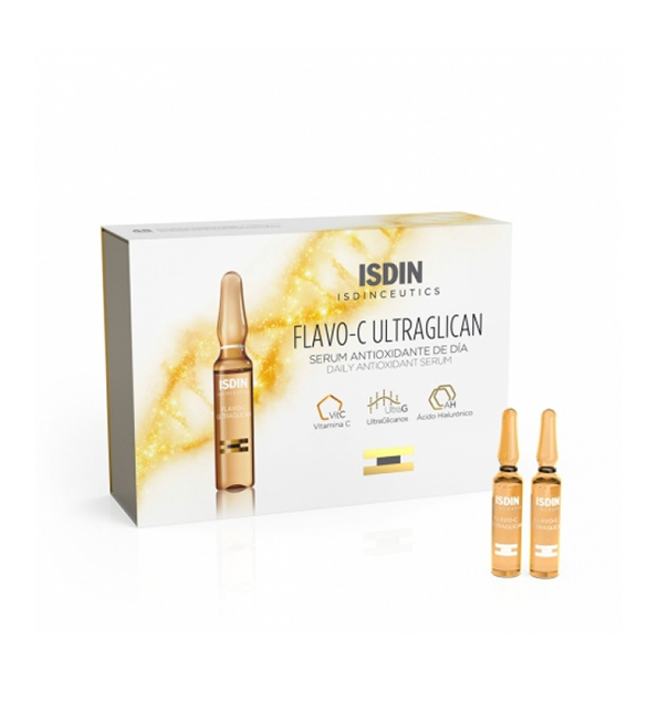 Isdin Flavo-C ultragilican serum antioxydant jour 30 Ampoules*2ml