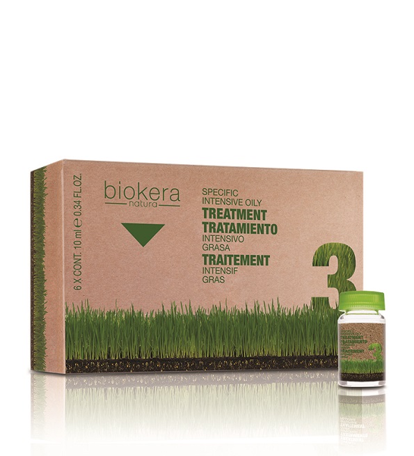 BIOKERA NATURE TRAITEMENT INTENSIF ANTI  CHEVEUX GRAS 6AMP 10ML