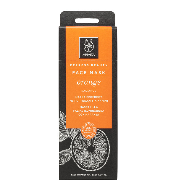 Apivita Express beauty Face Mask Orange 6*2*8ml