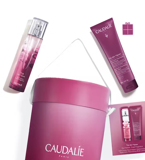 Caudalie The des Vinges Coffret Soin corps Nourissant+Eau fraiche