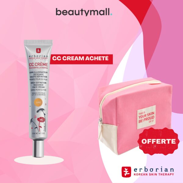 ERBORIAN – CC Creme Doree SPF 25 45ml = Trousse Offerte