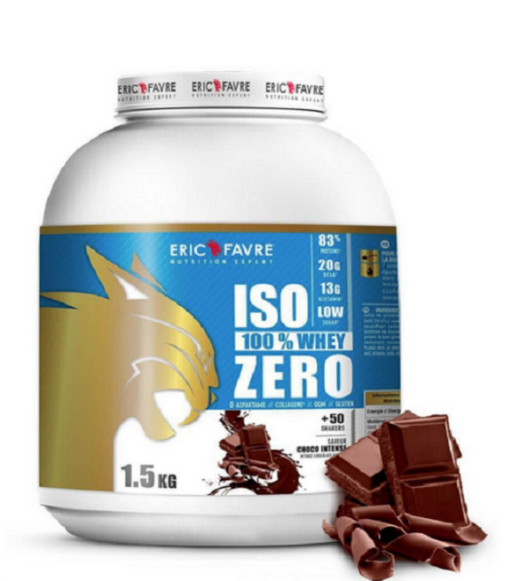 Eric favre Iso Whey zero Chocolat Intense 1.5 kg