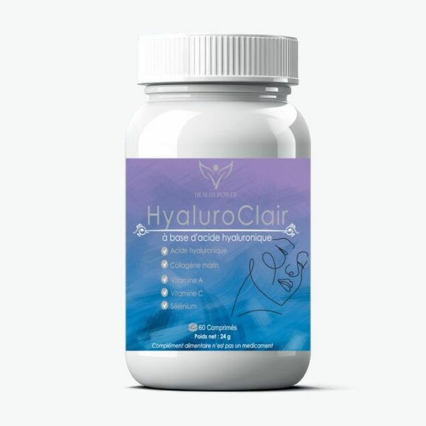 Health Power HyaluroClair à base d’acide hyaluronique 60 Comprimés