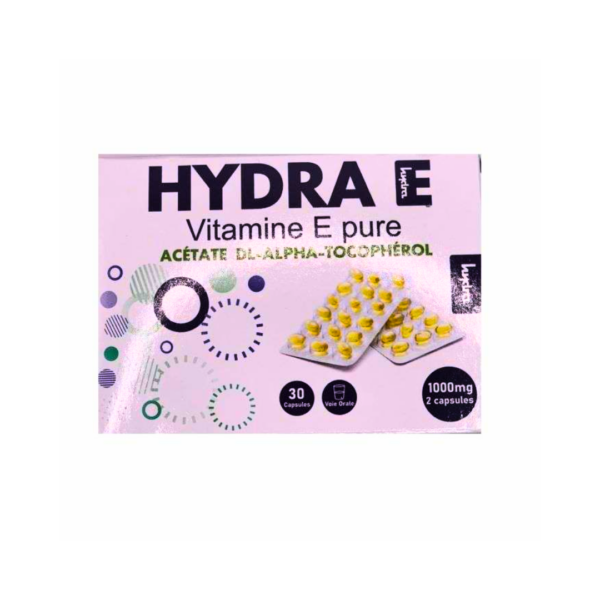 Hydra E Vitamine E Pure 30 Capsules