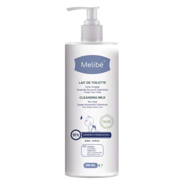 Melibé Bebe Lait de Toilette 200ml