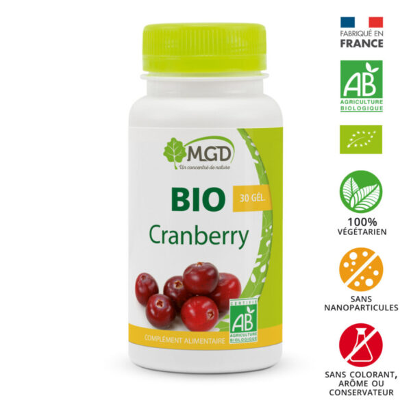 Mgd Nature Cranberry 30 gelules