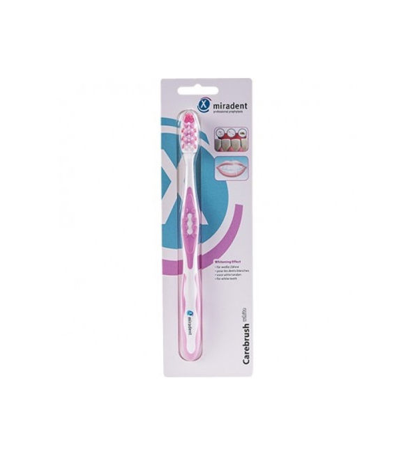 Miradent Brosse à dent Carebrush White Rose