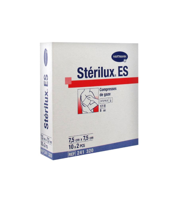Hartmann sterilux ES compresse de gaze 7.5*7.5
