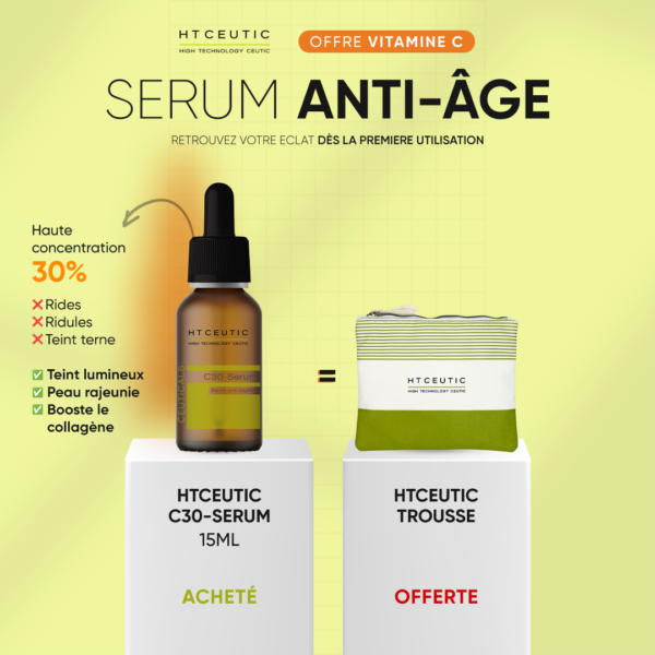 HT Ceutic C30 Serum Anti Age 15ml = Trousse Offerte