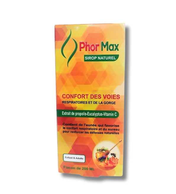 Phormax Sirop Naturel Propolis Eucalyptus Vitamine C 200ml