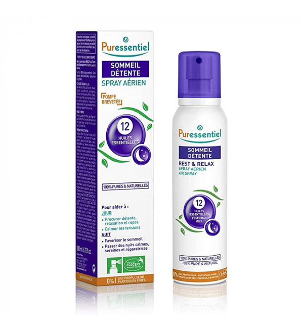 Puressentiel Sommeil detente Spray  12 Huiles Essentielles 200ml