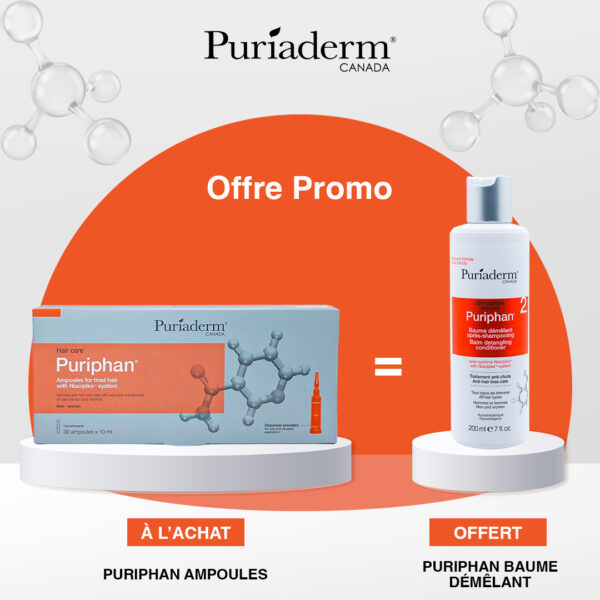 Puriaderm Duo Pack Puriphan Ampoules 30*10ml+Baume Demelant 200ml