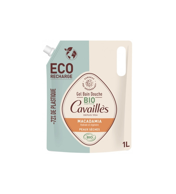 Rogé Cavaillès Gel Bain Douche Macadamia Eco-Recharge 1L
