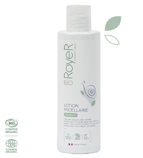 RoyeR Lotion micellaire bio à la bave d’escargot 200 ml