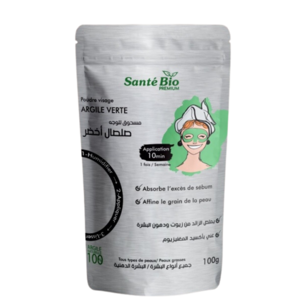 Sante Bio Argile Vert Poudre 100g