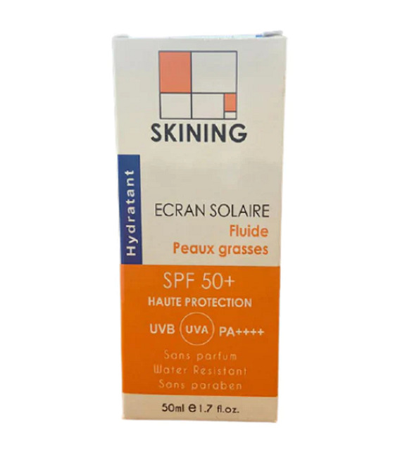 Skining Ecran Invisible Hydrat Fluide Peaux Grasses 50ml