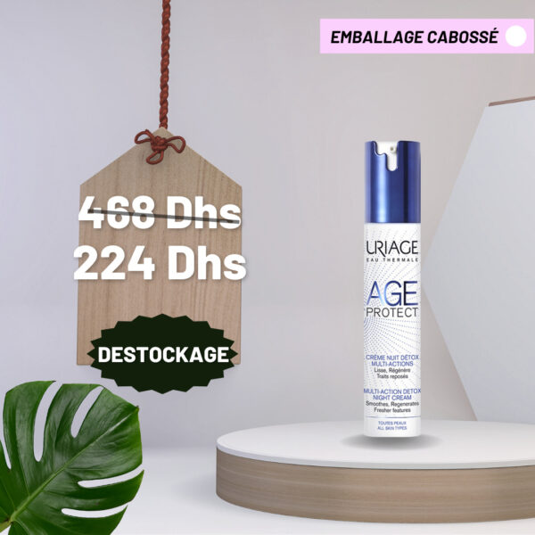Uriage – Age Protect – Crème Nuit Détox Multi-Actions – 40 ml – Destockage