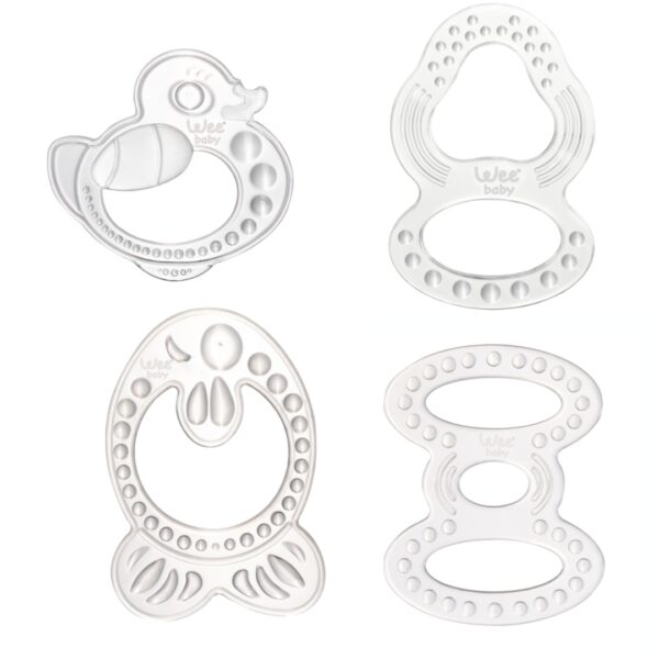 WeeBaby Anneaux De Dentition Pur Silicone 858-F