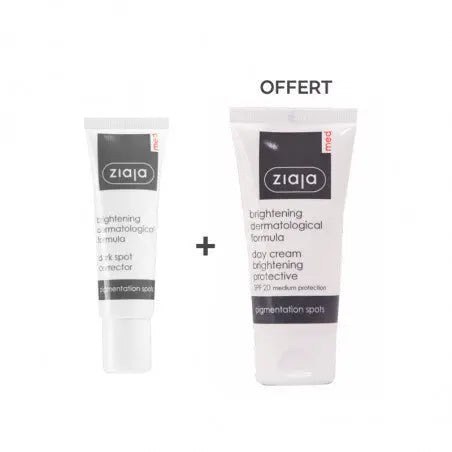 ZIAJA Med Pack Crème de jour Depigmentante 50ml + Correcteur de taches