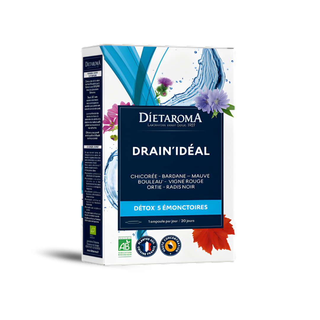 Dietaroma Detox 5 Emonctoires 20Ampoules *15ml