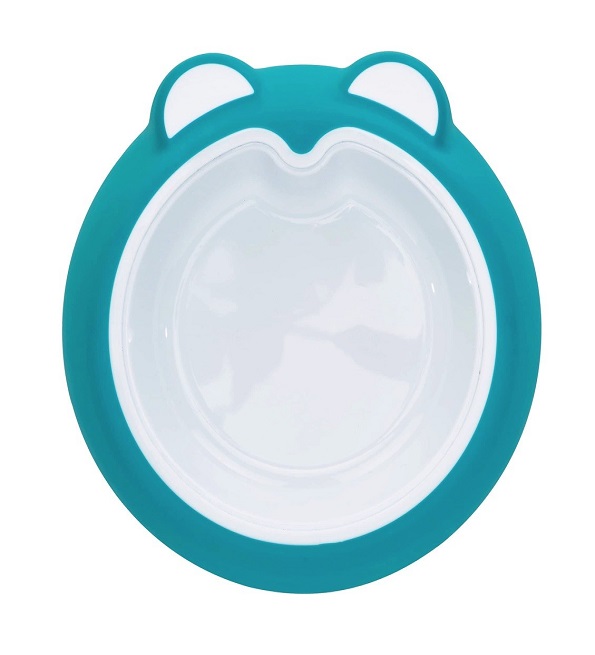Badabulle Assiette anti derapante Ice Blue Ref B005209