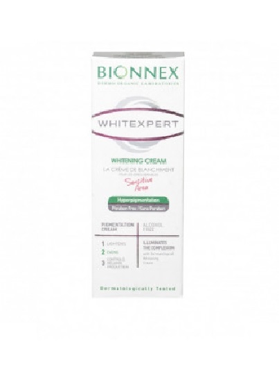 Bionnex whitexpert creme eclaircissante zone sensible 50ml