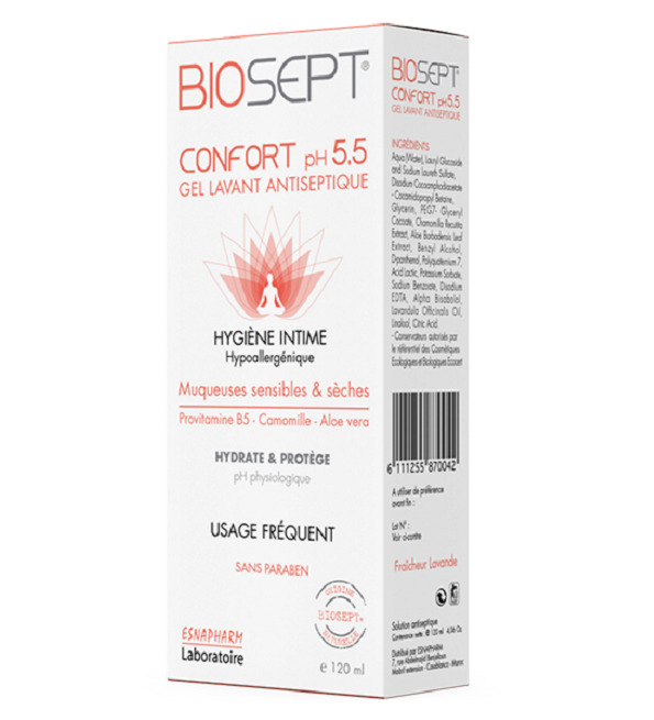 Biosept 5.5 Gel Nettoyant intimeTraitant 200Ml