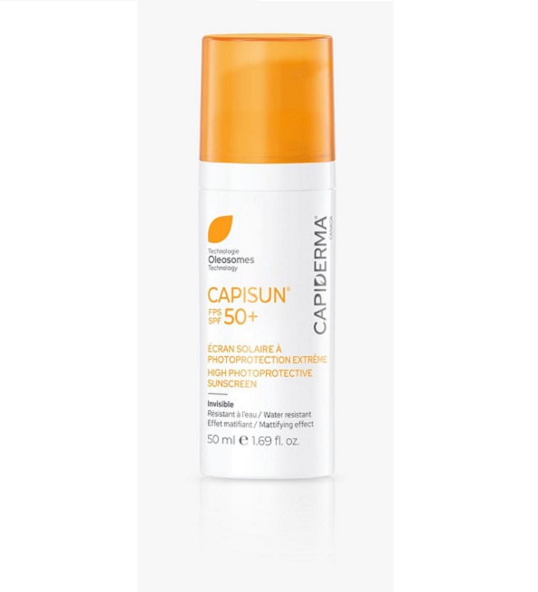 Capiderma – Capisun Crème solaire invisible SPF50+ – 50 ml