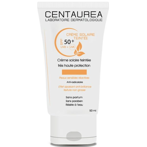 Centaurea Creme Solaire Teinte Claire spf50+ 50ml