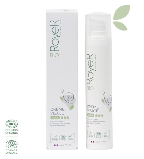 RoyeR Crème visage riche anti-âge et nourrissante à la bave d’escargot 50 ml 50ml