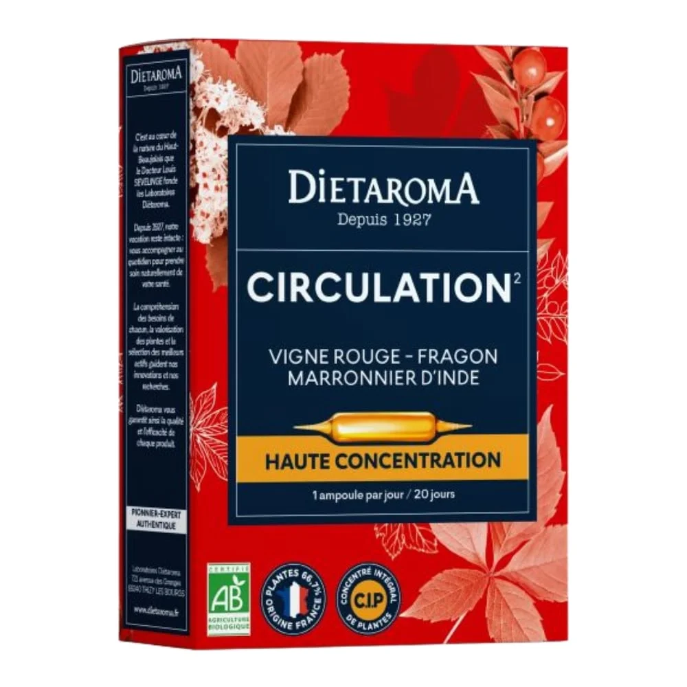 Dietaroma Ciculation Sanguine 20Ampoules*10ml