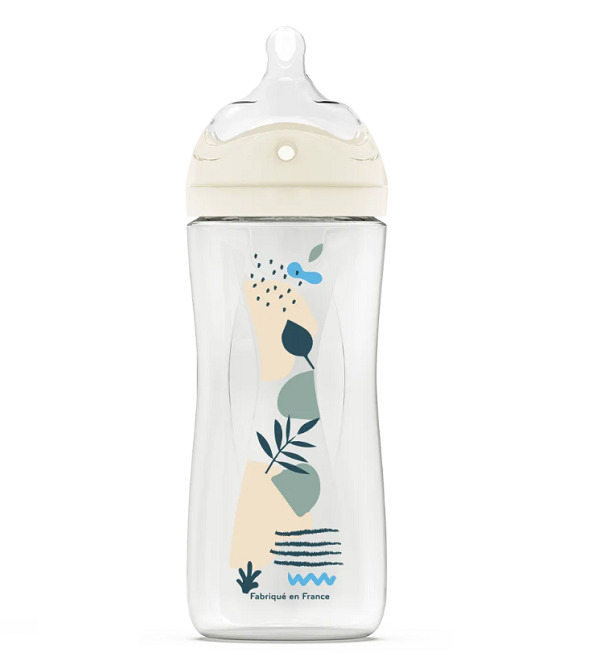 DODIE Biberon Anti-Colique Débit 2 Bleu 6 mois et plus 330ml