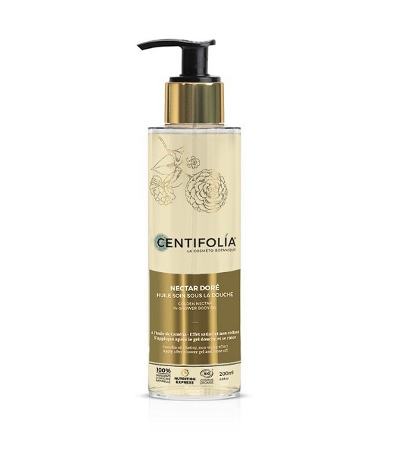 CENTIFOLIA Nectar Doré  HUILE SOIN SOUS LA DOUCHE 200ml