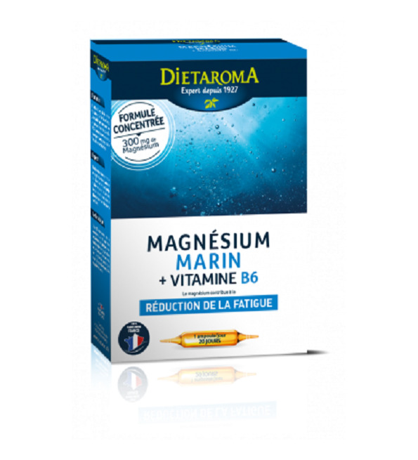 Dietaroma Magnesium Marin +Vitamine B6 20Ampoules*10ml
