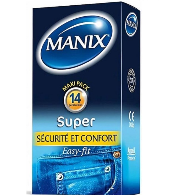 Manix Super Preservatifs – Boite 12 préservatifs