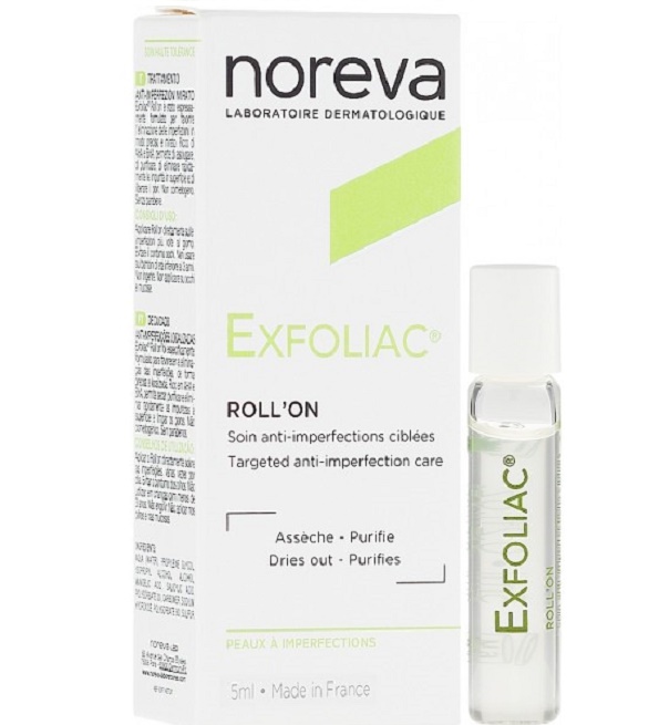 NOREVA Exfoliac Roll On soin anti-imperfection cibles 5ml