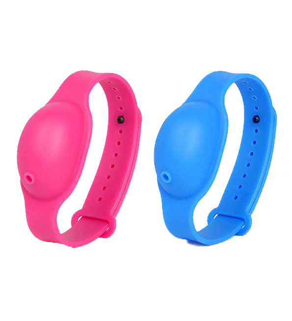 Bracelet de gel Hydroalcoolique Rose