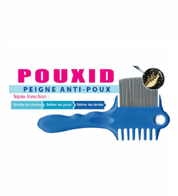 Pouxid Peigne Anti Poux Triple Fonction