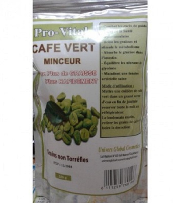PROVITAL CAFE VERT MINCEUR 250G