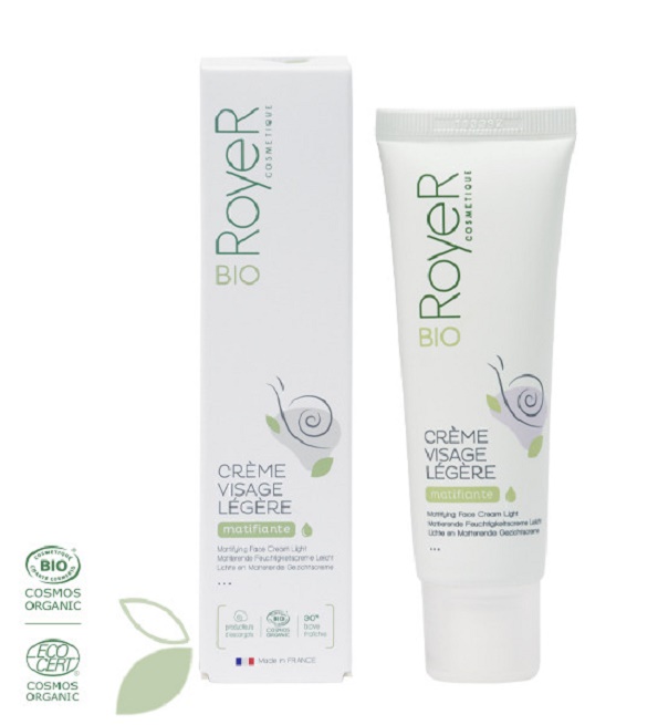 RoyeR Crème Visage Matifiante Légère à la Bave d’escargot 50ml