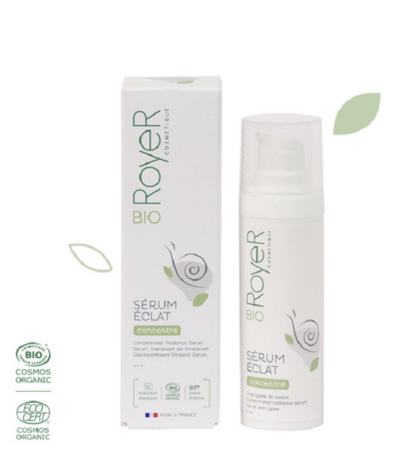 RoyeR Sérum Eclat Concentré à la bave pure d’escargot 30 ml