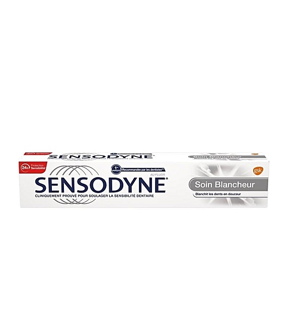 SENSODYNE Dentifrice Protection Sensibilité 24h Soin Blancheur 75ml